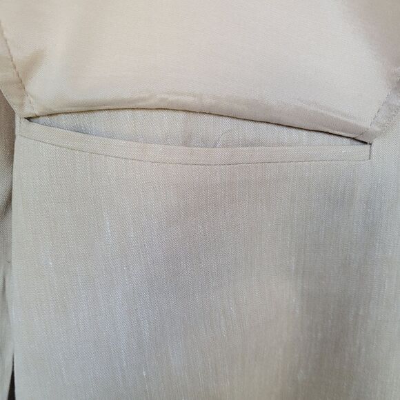 Vintage ESCADA Tan  wool/linen blend Size EU 34/ Small - Picture 8 of 16